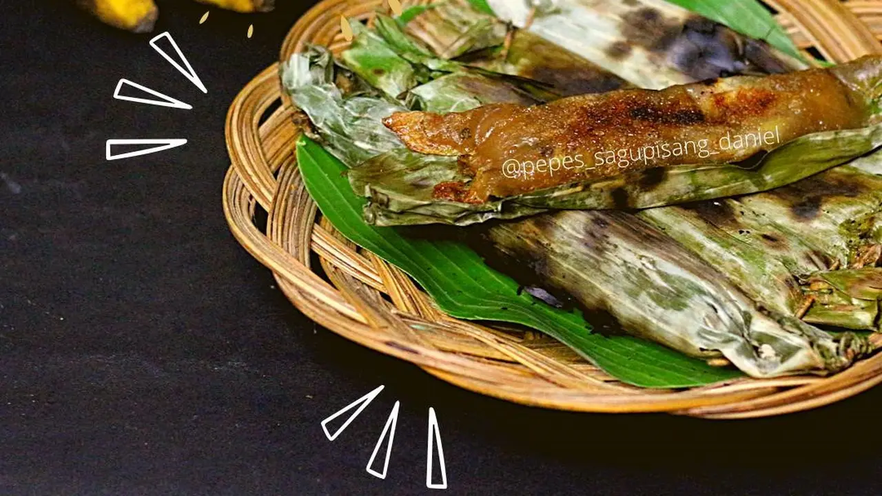 Pepes pisang sagu
