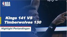 Nemanja Bjelica mencetak 25 poin dan meraih lima rebound dalam kemenangan Kings 141-130 atas Timberwolves
