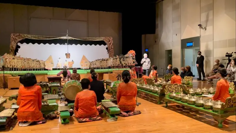 Pementasan Gamelan Jepang Lambangsari Dihadapan Publik Jepang.