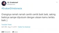 10 Cuitan 'Enakan di Indonesia' ala Warganet, Bisa Bikin Negara Lain Iri