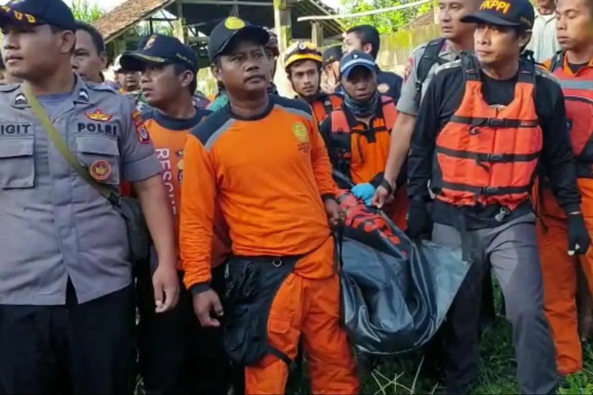 Pencarian korban susur Sungai Sempor (Fauzan/Liputan6.com)