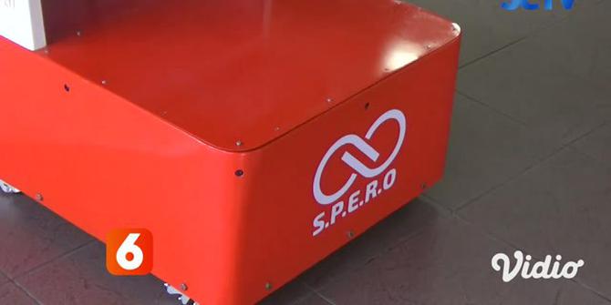 VIDEO: SPERO, Robot Buatan UK Petra Surabaya Layani Pasien COVID-19