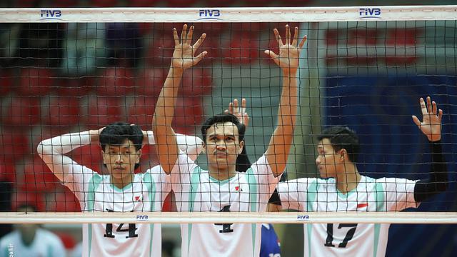 Timnas Voli Putra Indonesia vs Thailand - AVC Senior Championship 2023