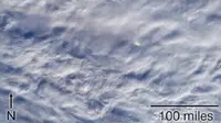 Meteor yang meledak di atas Laut Bering pada 18 Desember 2018, berdiameter 32 kaki (10 meter) dan beratnya 1.500 ton (1.360 metrik ton). (NASA)