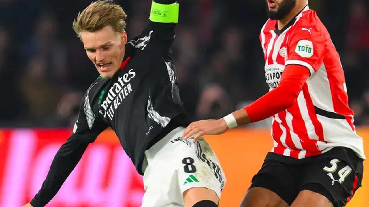 Liga Champions 2024/2025: Arsenal Cukur PSV Eindhoven 7-1