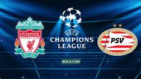 Link Live Streaming Liga Champions di Vidio Malam Ini: Liverpool Vs PSV