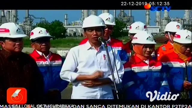 Dari Surabaya, Presiden kemudian akan menuju ke Kabupaten Tuban. Presiden dijadwalkan untuk meninjau kilang PT Trans Pacific Petrochemical Indotama (TPPI) yang terletak di Kecamatan Jenu.
