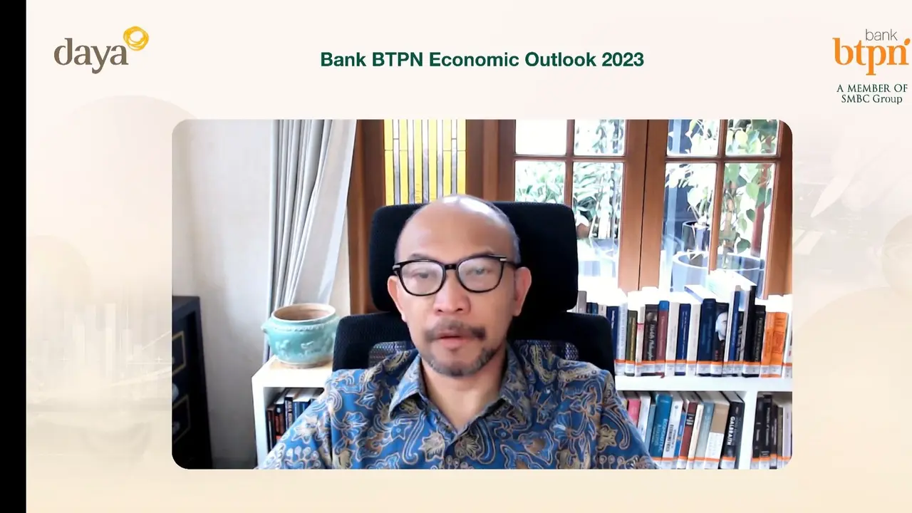 Ekonom Senior dan Co-Founder Creco Research Institute Muhammad Chatib Basri dalam acara Bank BTPN Economic Outlook 2023, Senin (5/12/2022).