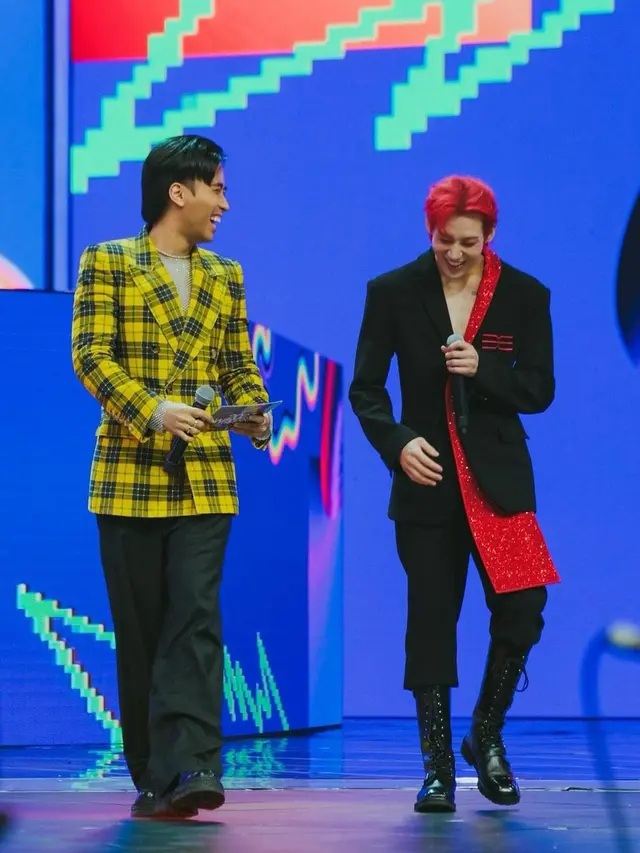 Vidi Aldiano dan BamBam GOT7 (Instagram/vidialdiano)