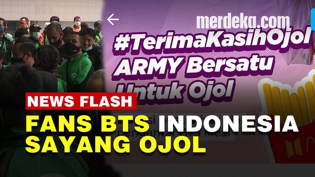 VIDEO: Ratusan Juta Buat Ojol Antre BTS Meal McDonald's