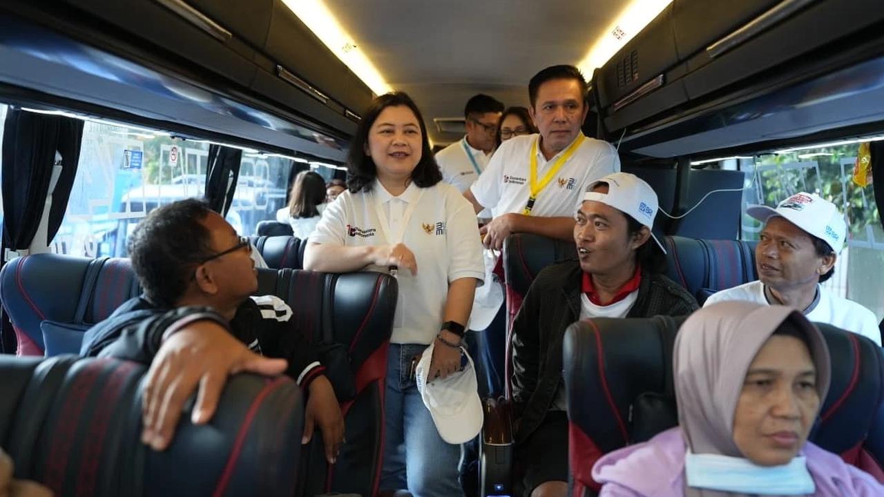 BRI Berangkatkan 12.352 Pemudik dengan 238 Bus