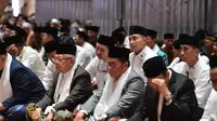 Wakil Presiden (Wapres) Ma’ruf Amin melaksanakan sholat Idul Adha di Masjid Istiqlal, Jakarta Pusat.