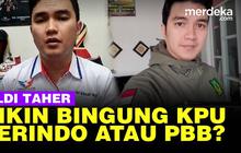 VIDEO: Aldi Taher Bikin KPU Bingung, Maju Caleg dari PBB dan Perindo