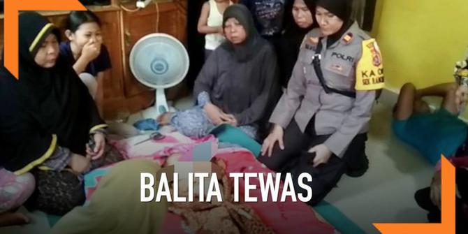 VIDEO: Balita Tewas Tengkurap di Kubangan
