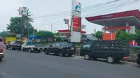 Antrean Solar di Lampung Makin Parah, Sopir Menunggu Sampai 5 Jam