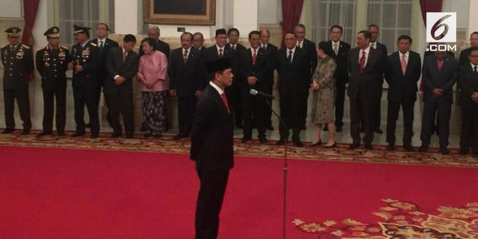 VIDEO: Jokowi Lantik Doni Monardo jadi Kepala BNPB