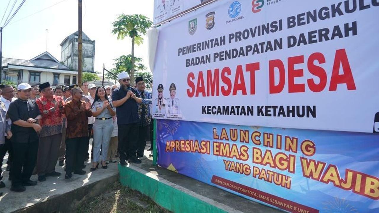 Pemprov Bengkulu Hadirkan Samsat Desa di Bengkulu Utara, Permudah Warga Bayar Pajak Kendaraan