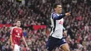 Hasil ini membuat Man United terpuruk di posisi 12 klasemen sementara Liga Inggris 2024/2025 dengan koleksi tujuh poin dari enam laga. Di sisi lain Tottenham naik ke peringkat delapan dengan raihan 10 poin. (Martin Rickett/PA via AP)