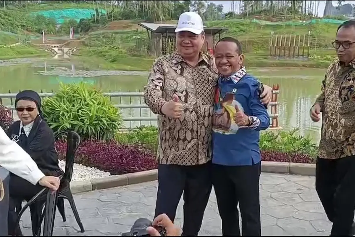 Airlangga Hartarto dan Bahlil Lahadalia