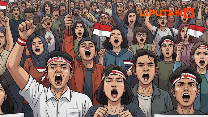 Infografis Titik-Titik Demo 29 Agustus 2025