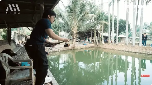 6 Potret Kolam Pemancingan Ikan di Rumah Adul Seluas 1 Hektar, Salurkan Hobi