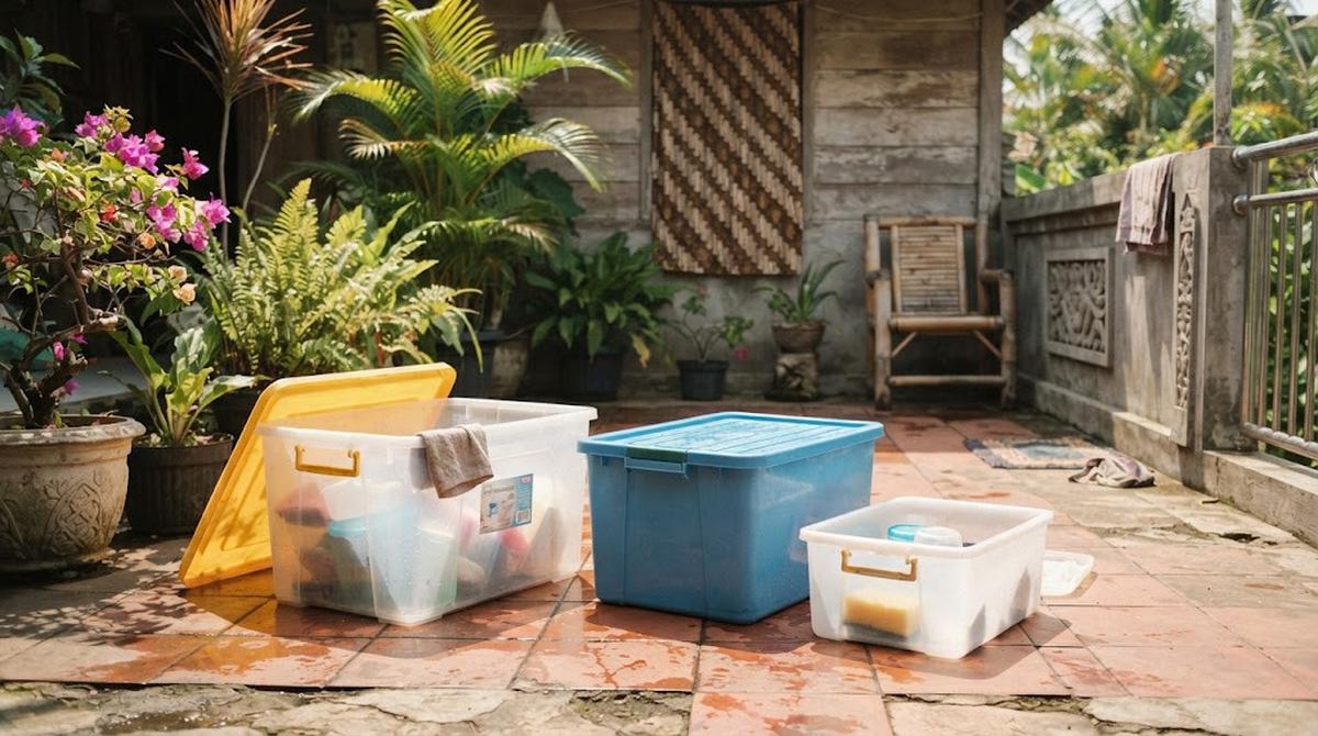 Jemur Kotak di Tempat dengan Sirkulasi Udara Baik