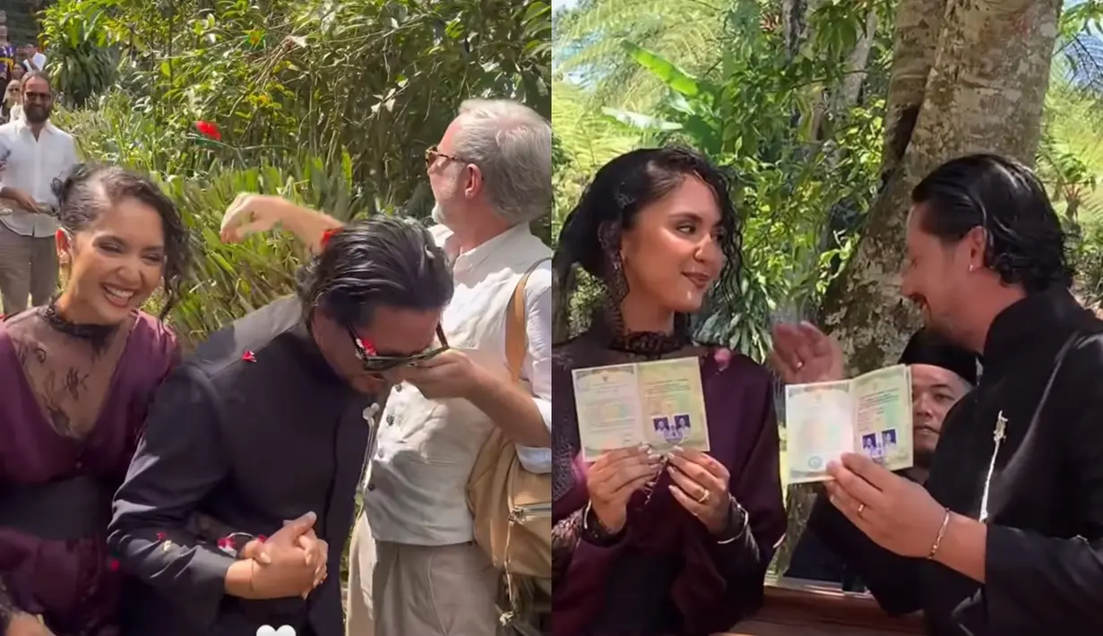 Akad Nikah Keenan Pearce dan Tasha Serena (Sumber: Instagram/tashserena)