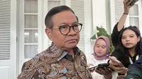Gubernur DKI Jakarta Pramono Anung di Balai Kota DKI Jakarta, Kamis (6/11/2025). (Foto: liputan6.com/Winda Nelfira).
