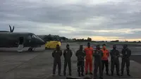 TNI AU menerjunkan 150 personel untuk membantu pencarian pesawat Sriwijaya Air SJ182 yang diduga jatuh di perairan Kepulauan Seribu. (Liputan6.com/Radito Priyasmoro)