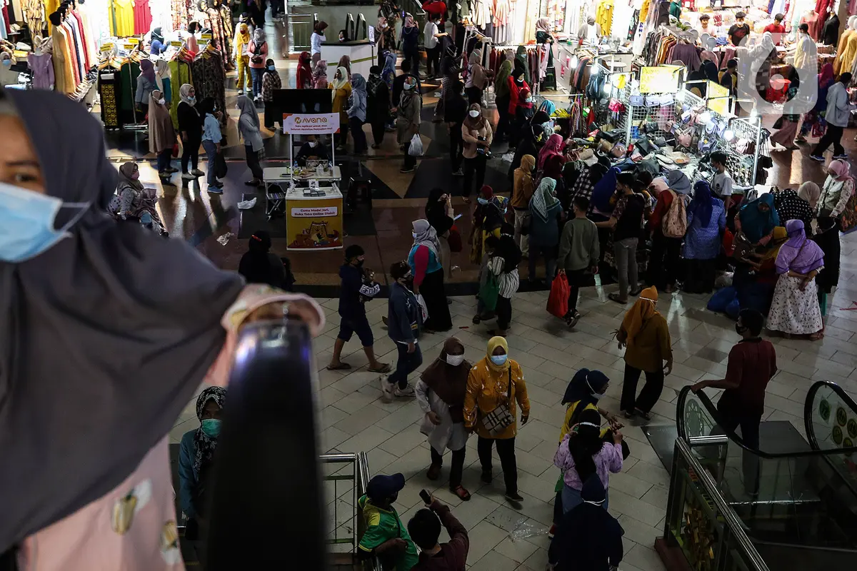 Jelang Ramadan, Tanah Abang Ramai