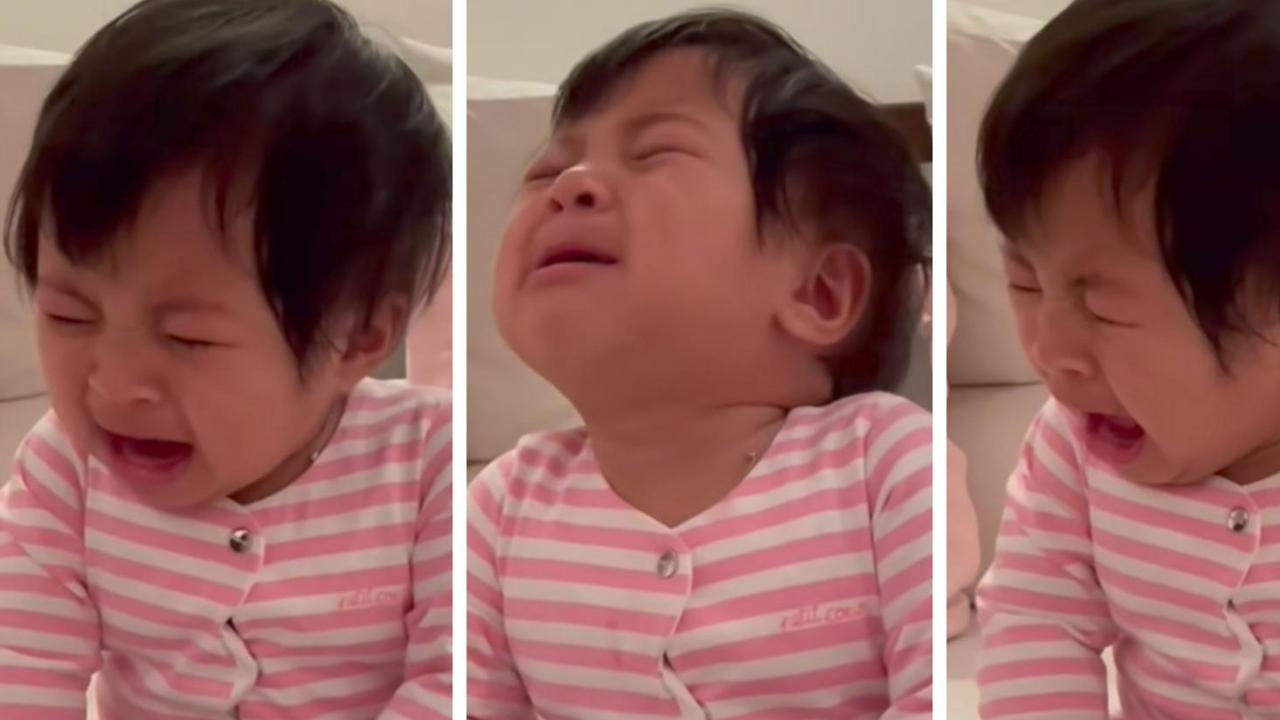 Potret Baby Lily Nangis HP Direbut Rafathar, Disebut Sudah Jago Akting - Baju Pink Bikin Salfok Karena Kekecilan
