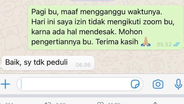 chat kocak guru dan murid