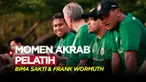 Berita Video, momen kedekatan Frank Wormuth dengan Bima Sakti di lapangan