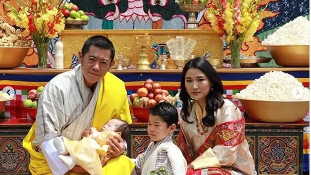 Nama Pangeran Cilik Putra Kedua Raja Bhutan Diumumkan Setelah 4 Bulan Kelahirannya