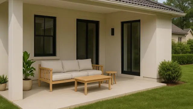 Desain Rumah dengan Ruang Tamu di Luar Minimalis