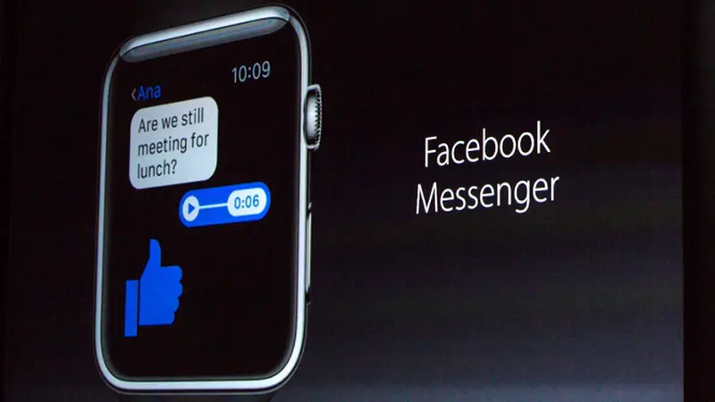 Facebook Messenger di Apple Watch
