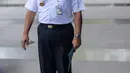Gubernur DKI Jakarta Anies Baswedan saat tiba di Gedung KPK, Jakarta, Rabu (7/9/2022). Anies Baswedan dipanggil untuk menjalani pemeriksaan terkait laporan dugaan korupsi pada penyelenggaraan Formula E Jakarta. (Liputan6.com/Faizal Fanani)