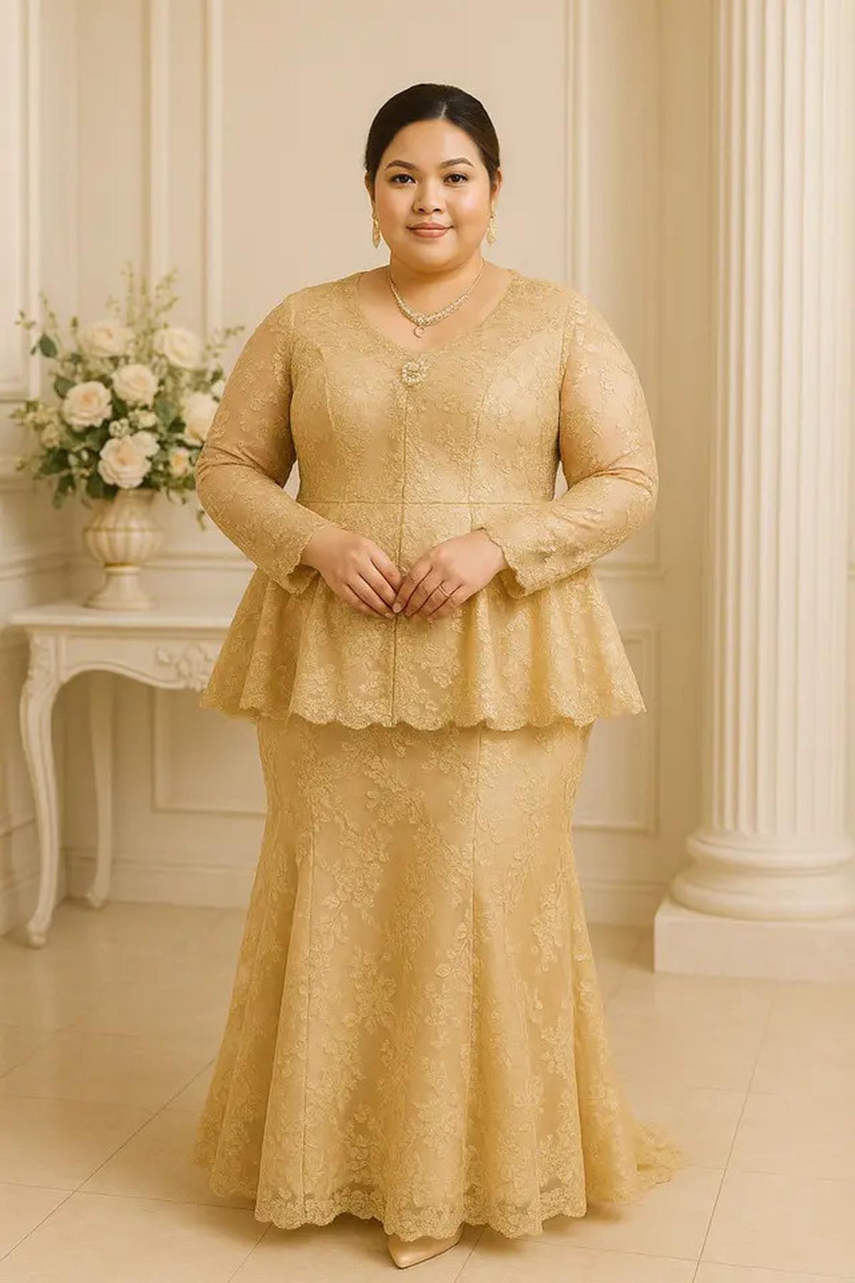 7 Model Kebaya Simpel Modern Tapi Mewah untuk Orang Gemuk