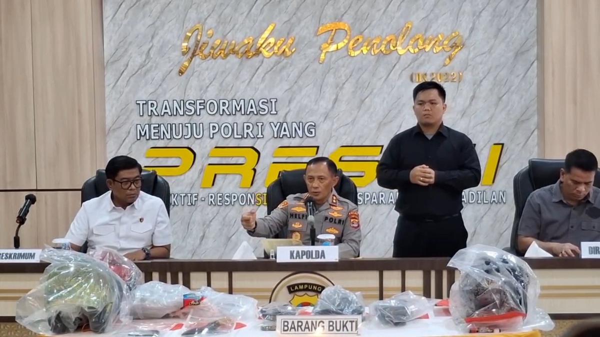Kapolda Lampung Ancam Tembak Begal: Silakan Kalau Mau Coba-Coba