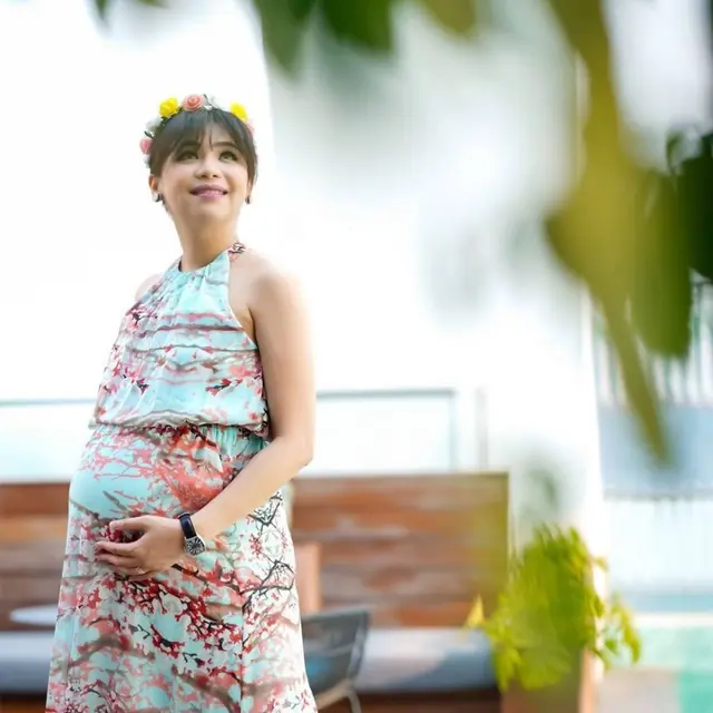 Potret Melissa Aryani Istri Choky Sitohang Hamil Anak Ketiga. (Sumber: Instagram/mrssitohang)
