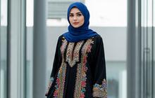 9 Model Gamis Hitam Kombinasi Bordir, Inspirasi Outfit Simpel dengan Kesan Mewah dan Kekinian