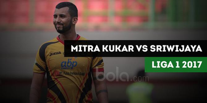 VIDEO: Highlights Liga 1 2017, Mitra Kukar vs Sriwijaya FC 2-0