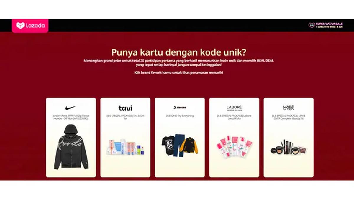 Microsite: lazada-gak-becanda.com
