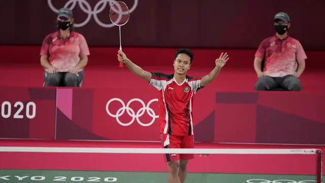 Badminton Olimpiade Tokyo 2020 Anthony Sinisuka Ginting