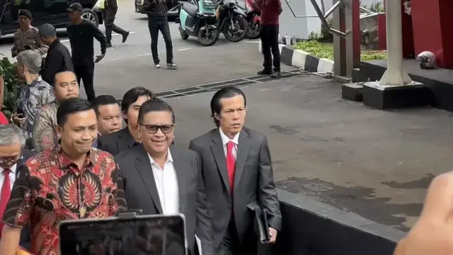 Sekjen PDIP Hasto Kristiyanto menenuhi panggilan pemeriksaan Komisi Pemberantasan Korupsi (KPK) terkait kasus dugaan suap pergantian antarwaktu (PAW) Harun Masiku.