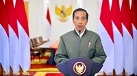 Presiden Jokowi memberikan keterangan pers terkait tragedi Arema di Stadion Kanjuruhan Malang pada Sabtu malam 1 Oktober 2022.  (Foto: Biro Pers Sekretariat Presiden)