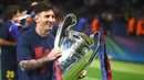 1. Lionel Messi - Lionel Messi menjadi salah satu pemain yang merasakan treble winners bersama Barcelona. Messi meraih treble winner saat membawa Barcelona meraih juara Liga Champions, Spanish Champion, Spanish Cup pada 2009 dan 2015. (AFP/Patrik Stollarz)