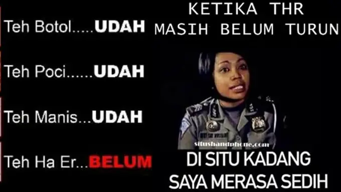 Meme THR yang Bikin Kamu Ingin Mandi Uang