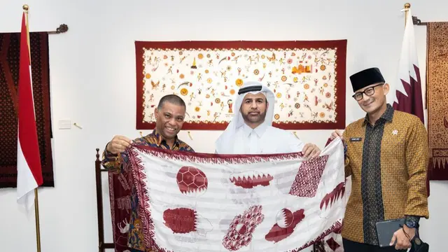 Pembukaan Pameran Batik di Qatar