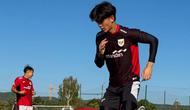 Aksi Mike Rajasa Hoppenbrouwers bersama Timnas Indonesia U-17 (Instagram/mh.rajasa)